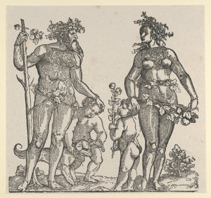 Wild Man and Wild Woman by Hans Guldenmond