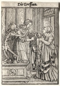 Dance of Death: The Countess by Hans Holbein