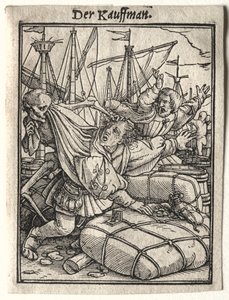 Dance of Death: The Merchant by Hans Holbein