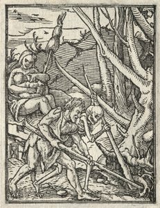 The Dance of Death: Expulsion from Paradise, Adam Cultivating the Ground