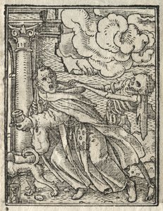 The Dance of Death: The Mendicant Friar; The Nun by Hans Holbein