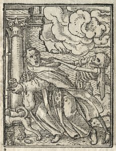 The Dance of Death: The Mendicant Friar, The Nun by Hans Holbein