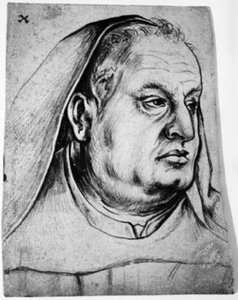 Portrait of Hans Griesherr, Monk of Sts Ulrich and Afra in Augsburg