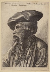 Bearded Man with Chain Necklace by Hans Holbein der Jüngere