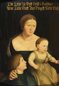 Charity or The Family of the Artist, c.1528 by Hans Holbein der Jüngere