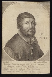 Hans Holbein self portrait by Hans Holbein der Jüngere