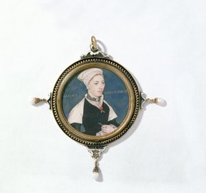 Jane Small, formerly known as Mrs. Robert Pemberton (detail) by Hans Holbein der Jüngere