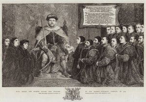 King Henry the Eighth Giving the Charter to the Barber-Surgeons