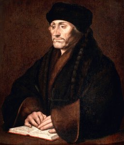 Portrait of Desiderius Erasmus by Hans Holbein der Jüngere