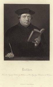 Portrait of Martin Luther by Hans Holbein der Jüngere