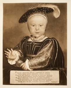 Prince Edward, Later King Edward VI by Hans Holbein der Jüngere