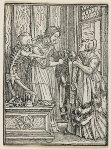 The Countess from Dance of Death, 1538 by Hans Holbein der Jüngere