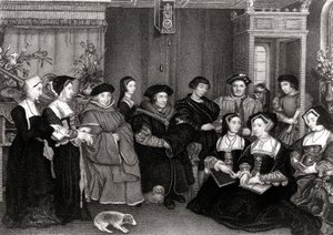 The Family of Thomas More by Hans Holbein der Jüngere
