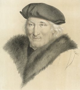 Unidentified Portrait by Hans Holbein, from the English Royal Collection