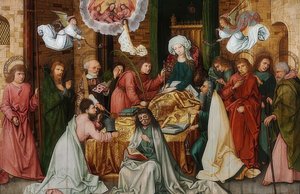 The Death of the Virgin Mary. 1492 by Hans Holbein the Elder