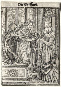 Dance of Death: The Countess by Hans Holbein the Younger