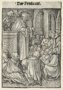Dance of Death: The Preacher by Hans Holbein the Younger