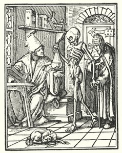 Death and the Physician by Hans Holbein der Jüngere