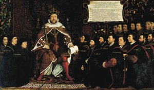 Henry VIII and Barber Surgeons by Hans Holbein der Jüngere