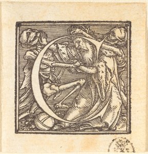 Letter C by Hans Holbein der Jüngere