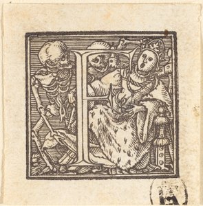 Letter F by Hans Holbein der Jüngere