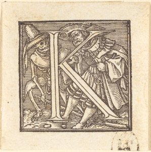 Letter K by Hans Holbein der Jüngere