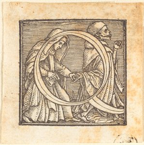 Letter Q by Hans Holbein der Jüngere