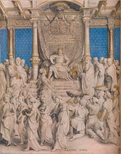 Solomon and the Queen of Sheba, c1534 by Hans Holbein der Jüngere
