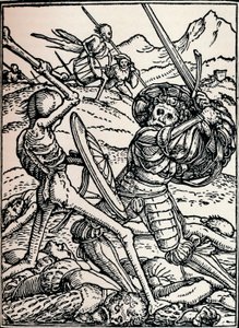 The Knight and Death by Hans Holbein der Jüngere