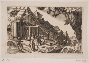 Landscape with the Holy Family and the Three Wise Men by Hans Jørgen Kirksteen