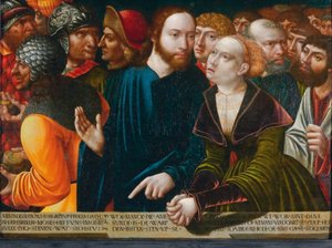 Christ and the Adulteress by Hans Kemmer