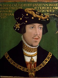 Portrait of Louis II of Hungary (Louis Jagellon) by Hans Krell