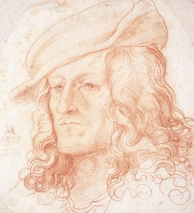 Portrait of a Man, Bust-Length, Wearing a Hat by Hans Leonard Schaufelein