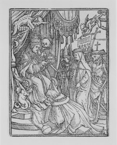The Pope, from The Dance of Death by Hans Lützelburger