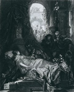 The Seemingly Dead Juliet Capulet by Hans Makart