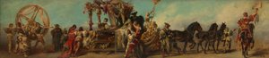 Design for the Parade 1879 - The Textile Industry by Hans Makart