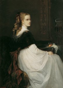 Portrait of Eugenie Scheuffelen by Hans Makart