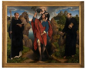 Central Panel of the Triptych of Willem Moreel by Hans Memling