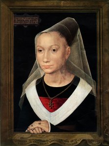 Portrait of Marie, daughter of Willem Moreel, 1480 by Hans Memling
