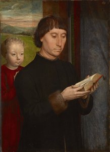 Portrait of a Man Reading by Hans Memling