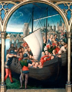 St Ursula Shrine, Martyrdom, 1489 by Hans Memling