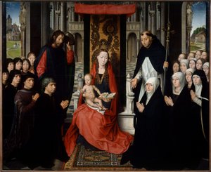 The Virgin and Child between Saint James and Saint Dominica Presenting Donors