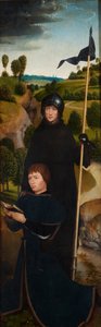 Young Man at Prayer with St. William of Maleval by Hans Memling