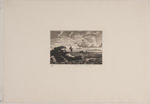 The Farmer Goes Out to the Field by Hans Nikolaj Hansen