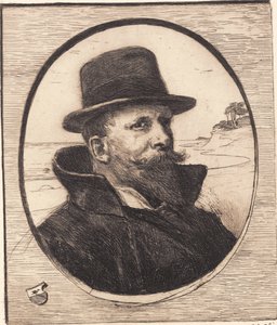 Self-Portrait by Hans Nikolaj Hansen