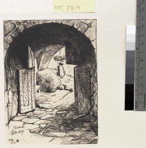 Gate of the Verna Monastery by Hans Nikolaj Hansen