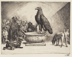 The Eagle and the Dogs by Hans Nikolaj Hansen