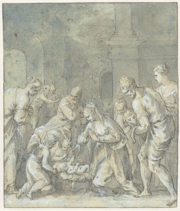 The Adoration of the Shepherds by Hans Rottenhammer (I)
