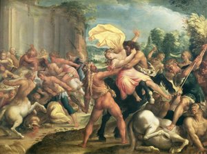 Hercules, Deianeira and the Centaur Eurytion