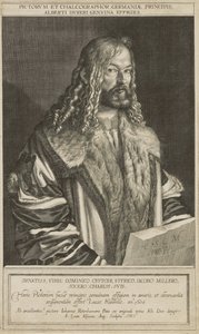 Portrait of Dürer, Engraved by Lucas Kilian